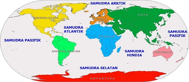 Karakteristik Samudra (Pasifik, Hindia, Arktik, Atlantik) Lengkap