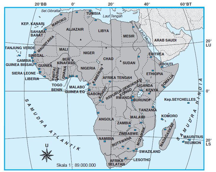 Karakteristik Benua Afrika Lengkap