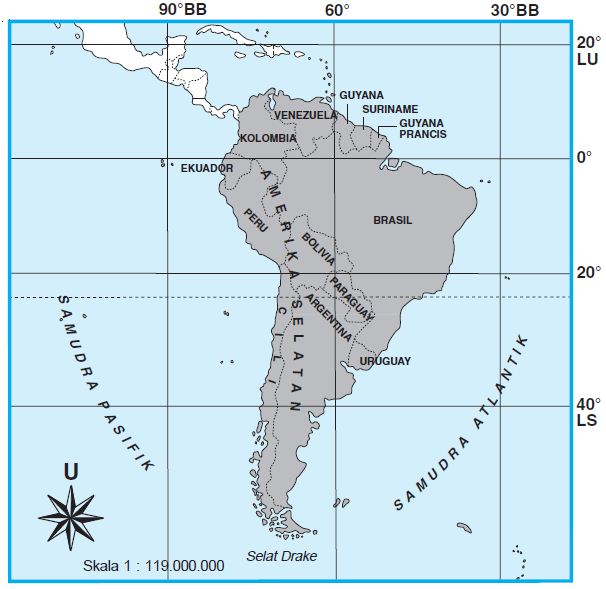 Karakteristik Benua Amerika Utara dan Selatan Lengkap